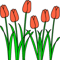 spring clipart tulips